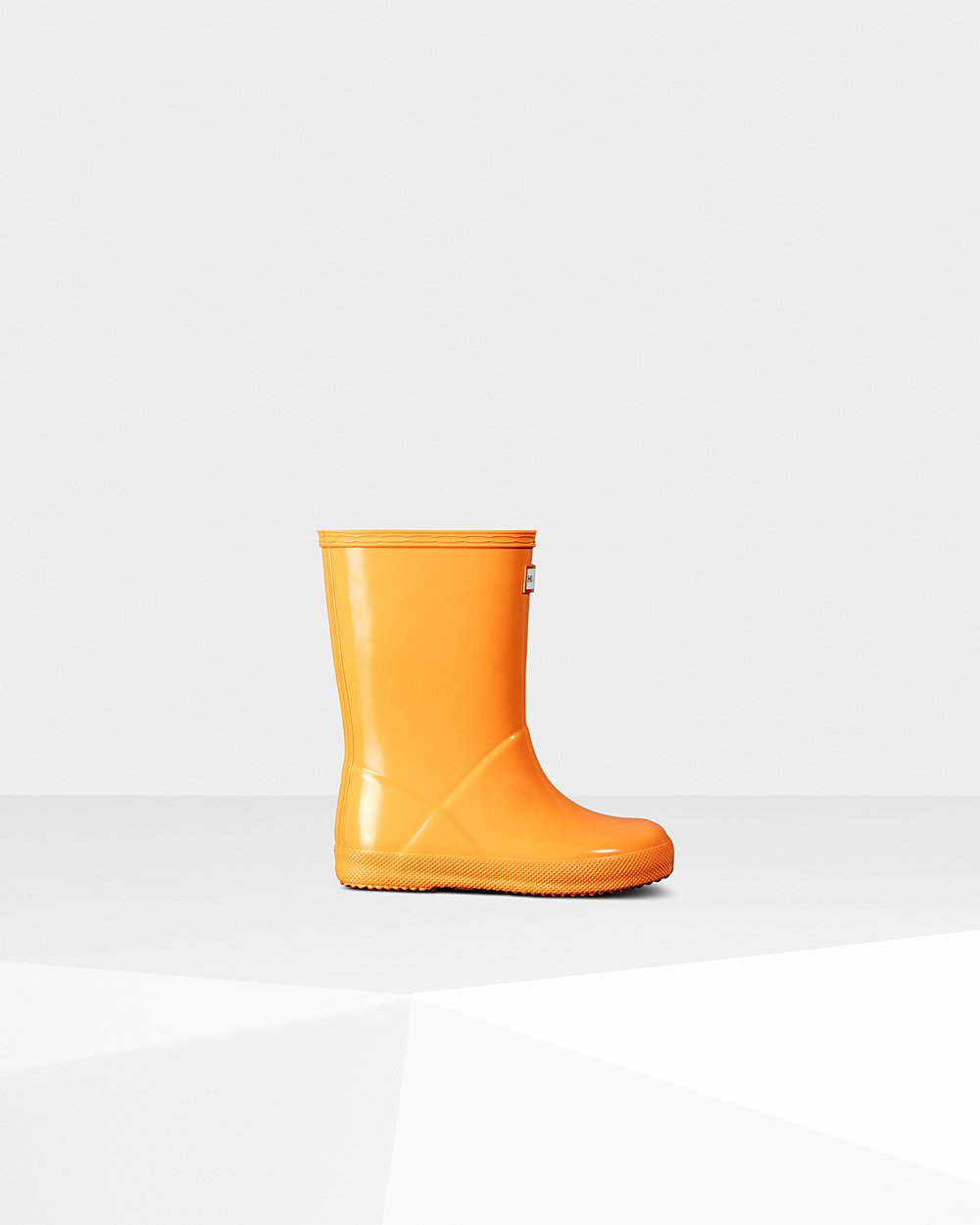 Hunter Original First Classic Gloss Rain Boots - Shop Online Kids Orange - IZAEFC410